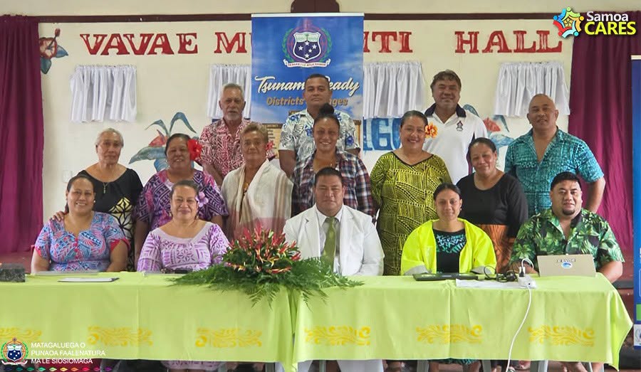 SAFATO’A, LEFAGA JOINS SAMOA’S TSUNAMI READY PROGRAMME | JULY 30, 2026