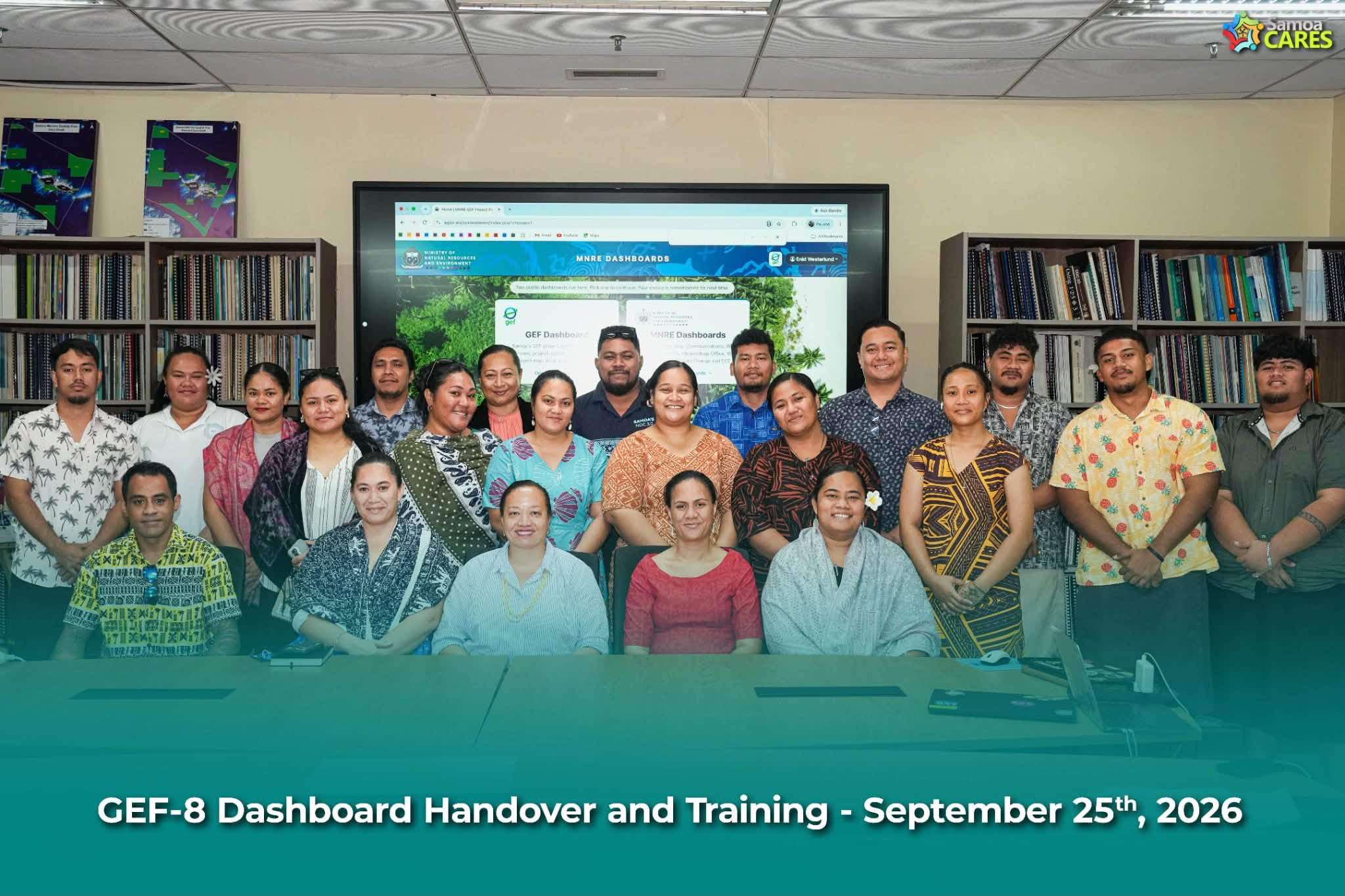 MNRE Internal Training and Handover of the Samoa GEF Dashboard
